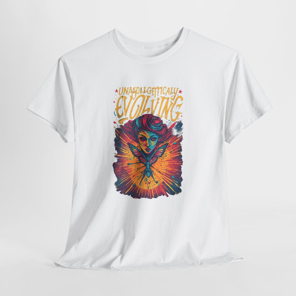 Evolving Alien Graphic Tee — "Unnaturally Evolving" Sci‑Fi Art T-Shirt