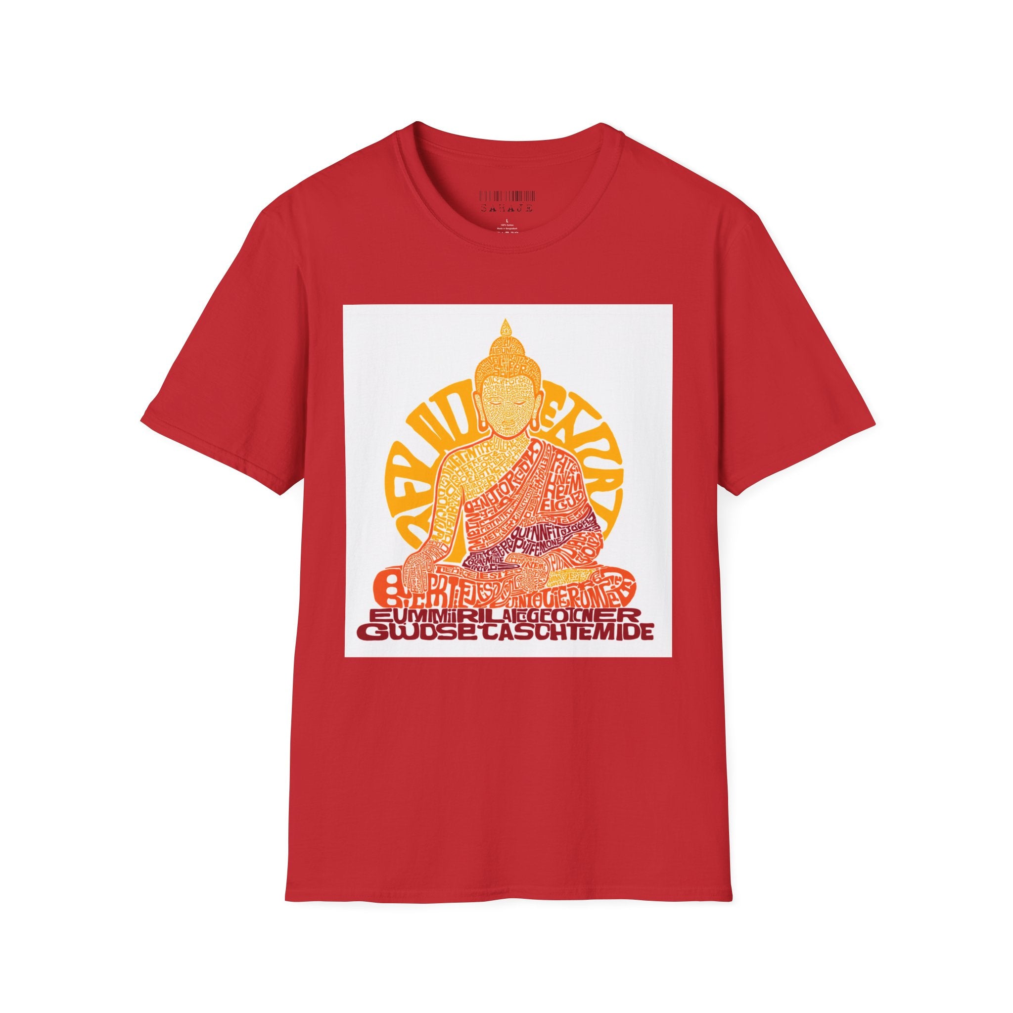 Buddha Graphic Tee — Retro Sun Meditation Shirt
