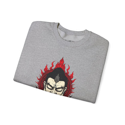 Buddha Flame Crewneck Sweatshirt
