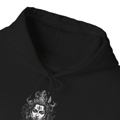 Skull Viking Hoodie — Norse Warrior Graphic Hooded Sweatshirt