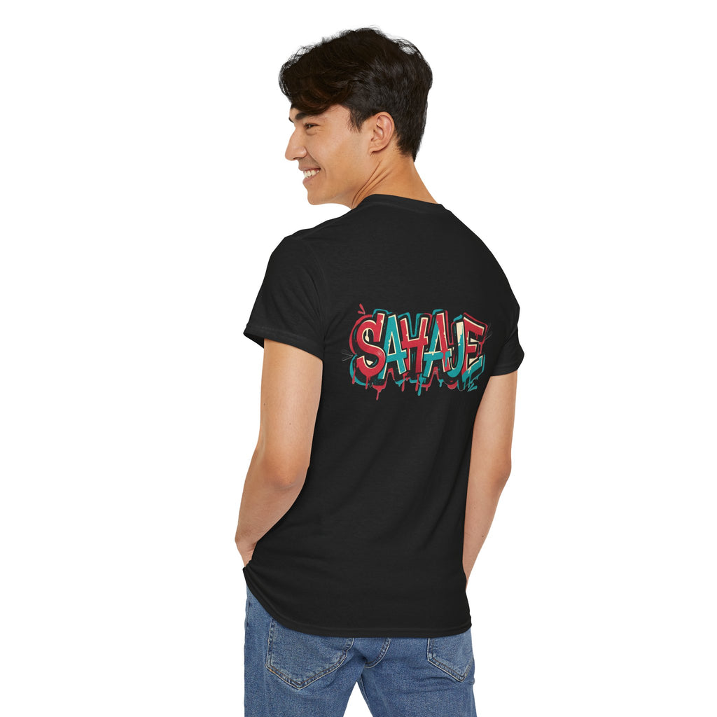 Graffiti "SAVAJE" Tee - Urban Streetwear Graphic T-Shirt