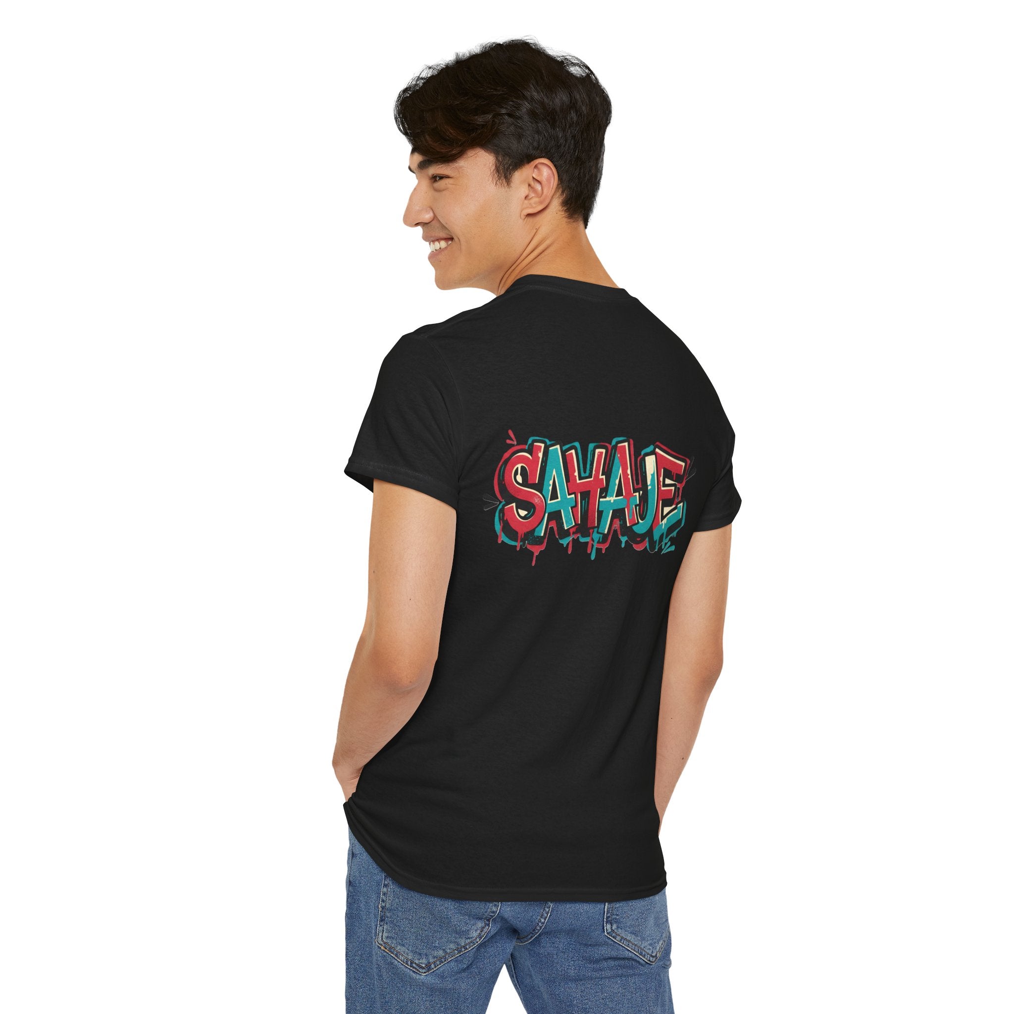 Graffiti "SAVAJE" Tee - Urban Streetwear Graphic T-Shirt