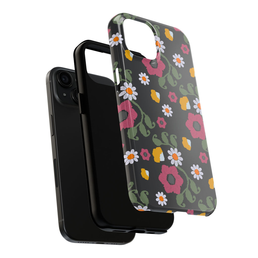 Floral Tough Phone Cases | Vibrant Protection for Everyday Use | Gift for Her, Trendy Accessories, Birthday, Mother's Day