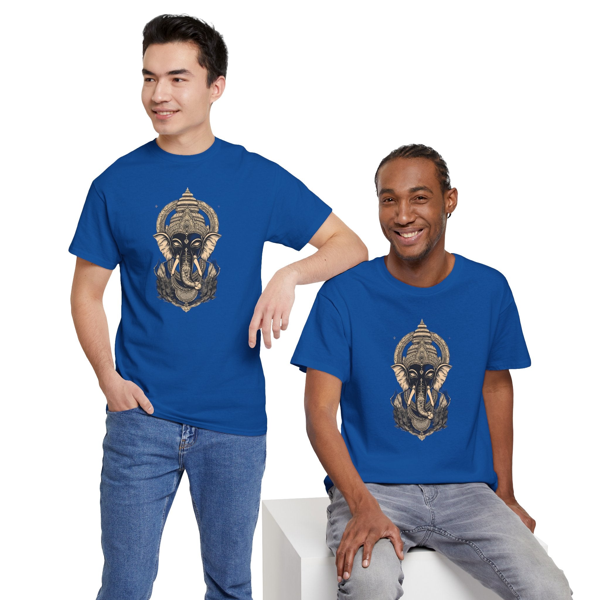 Elephant Mandala T‑Shirt — Spiritual Ganesha-Inspired Graphic Tee