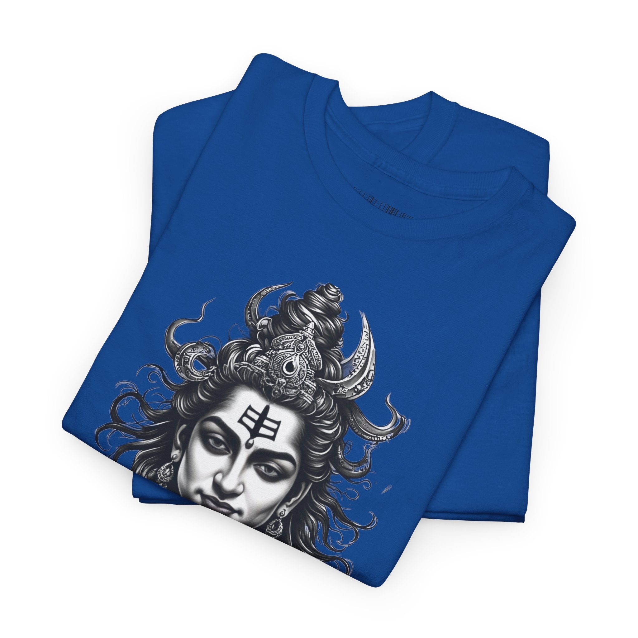 Shiva Portrait Tee — Hindu God Shiva Graphic T-Shirt