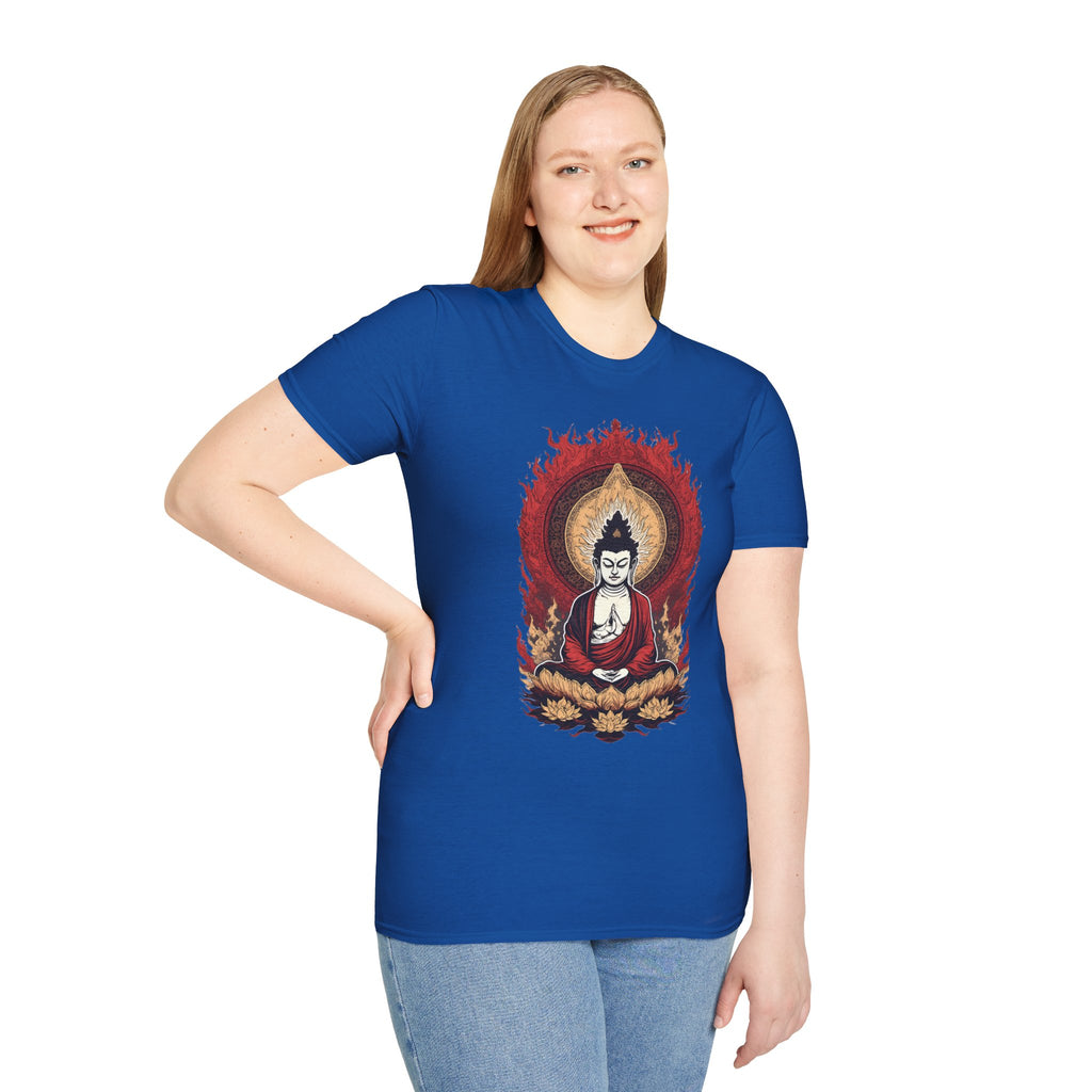 Buddha Lotus Meditation T-Shirt — Zen Buddhist Graphic Tee