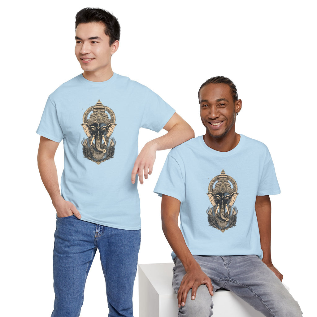 Elephant Mandala T‑Shirt — Spiritual Ganesha-Inspired Graphic Tee