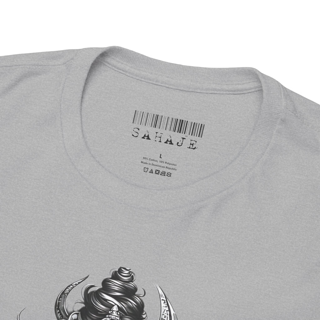 Shiva Portrait Tee — Hindu God Shiva Graphic T-Shirt