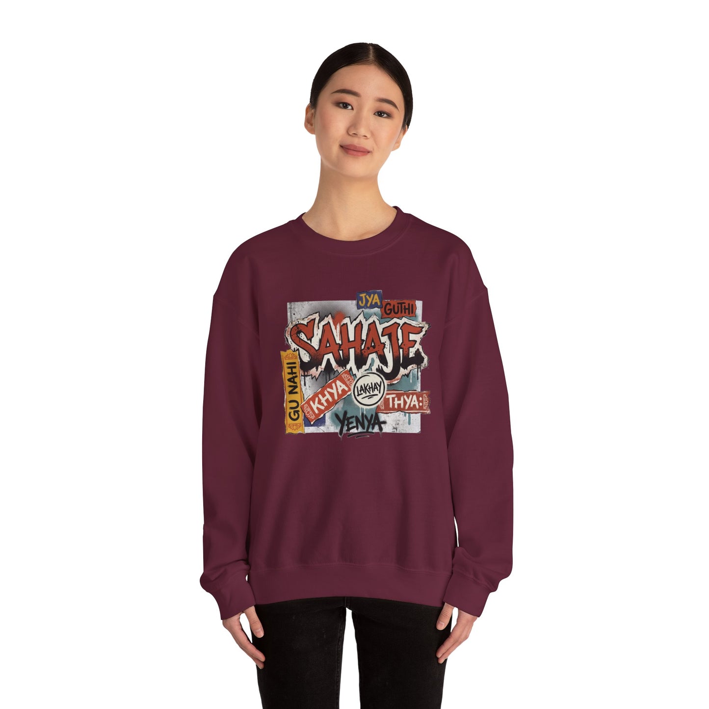 Sahajee Graphic Crewneck Sweatshirt — Urban Tagline Streetwear