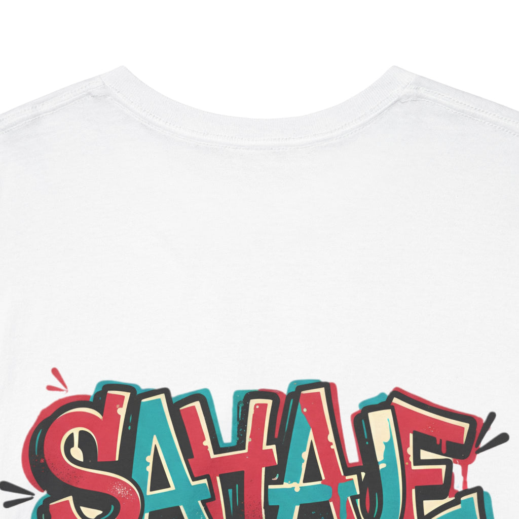 Graffiti "SAVAJE" Tee - Urban Streetwear Graphic T-Shirt
