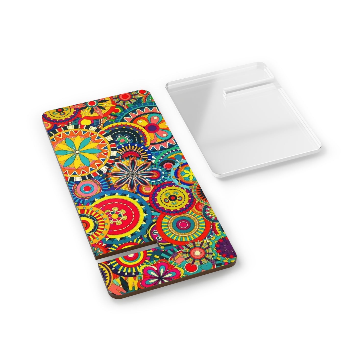 Vibrant Mobile Display Stand, Colorful Phone Holder, Unique Smartphone Dock, Desk Accessory, Ideal Gift for Tech Lovers
