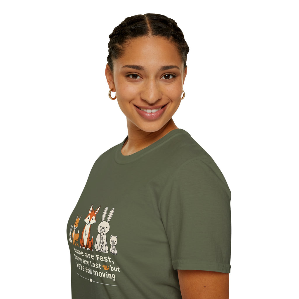 Woodland Friends T-Shirt — Cute Fox, Bunny & Squirrel Graphic