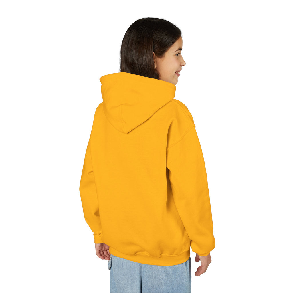 Youth Hoodie — Flaming Meditating Demon Graphic