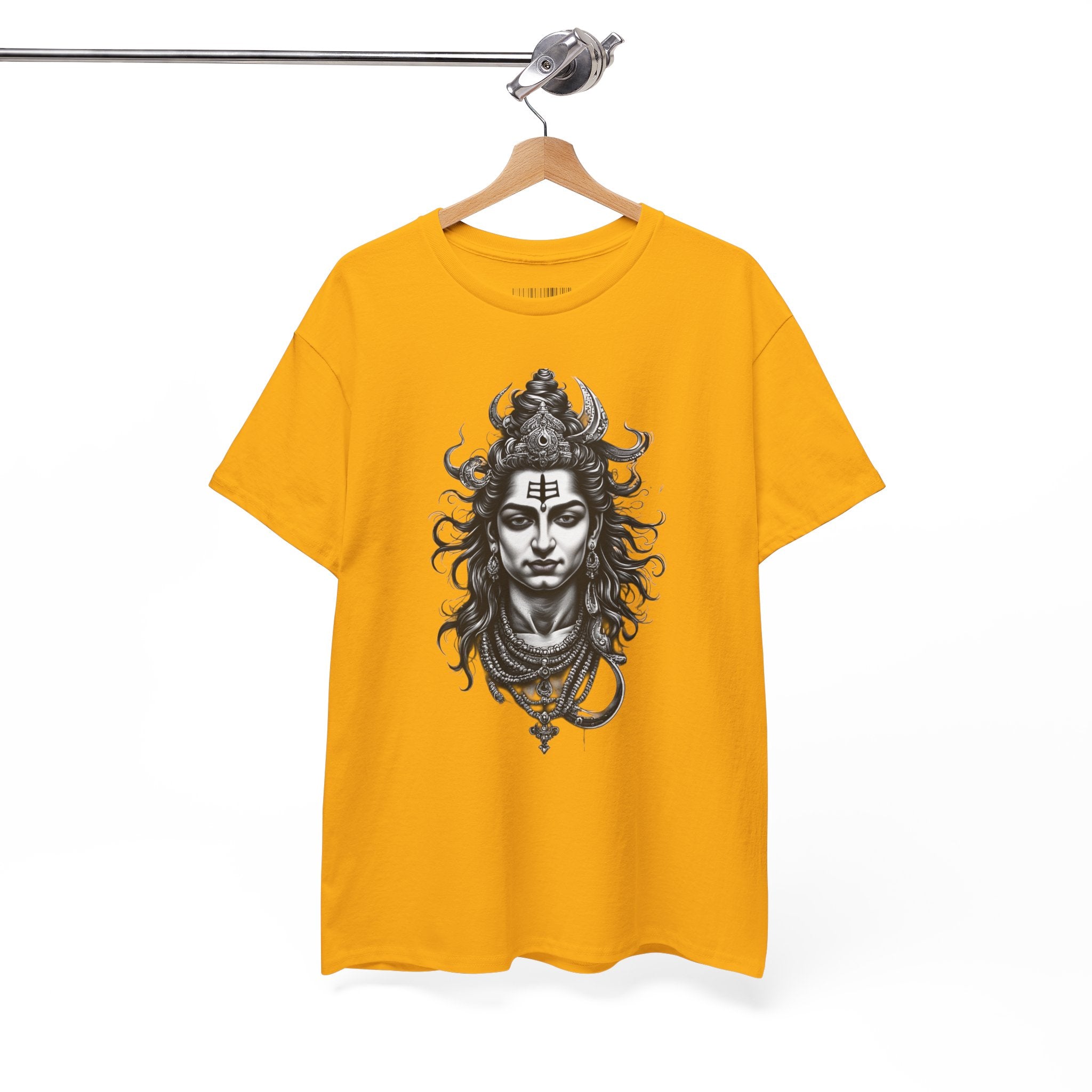 Shiva Portrait Tee — Hindu God Shiva Graphic T-Shirt