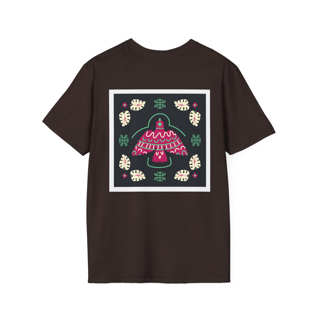 Mushroom Garden Graphic T-Shirt — Whimsical Pink Mushroom Design