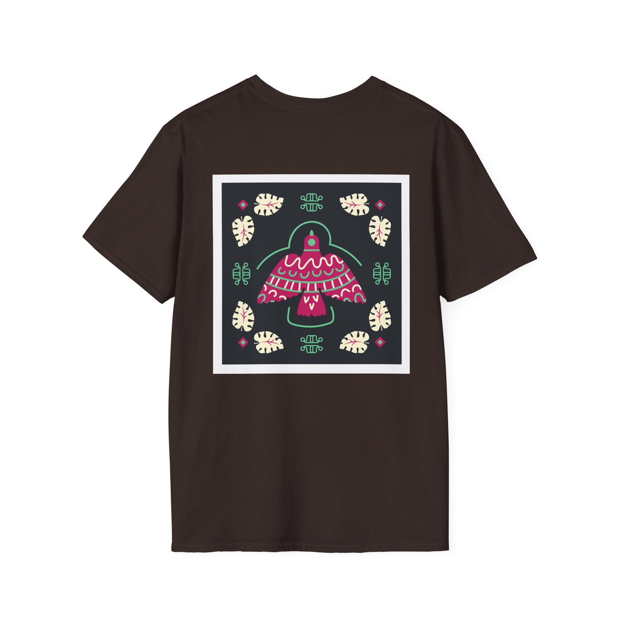 Mushroom Garden Graphic T-Shirt — Whimsical Pink Mushroom Design