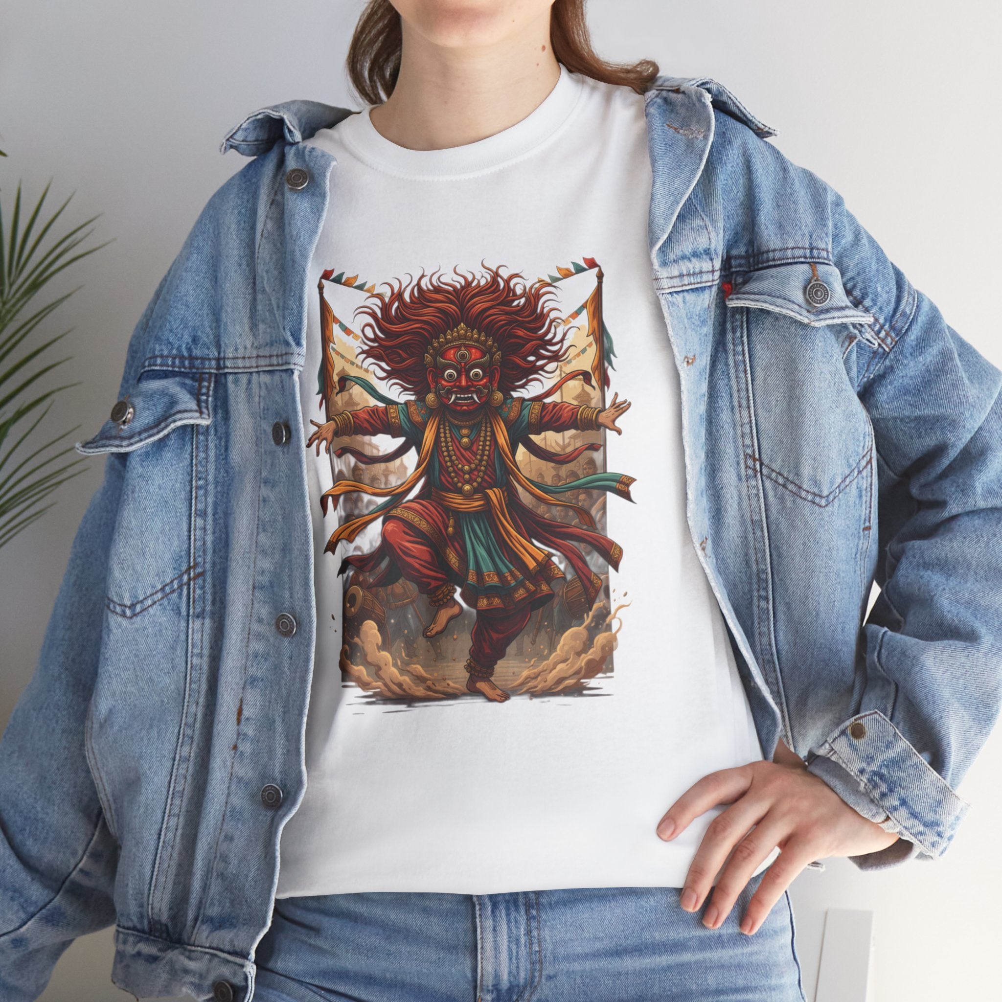 T-Shirt — Tribal Dancer Graphic Tee (Native Spirit Warrior Art)