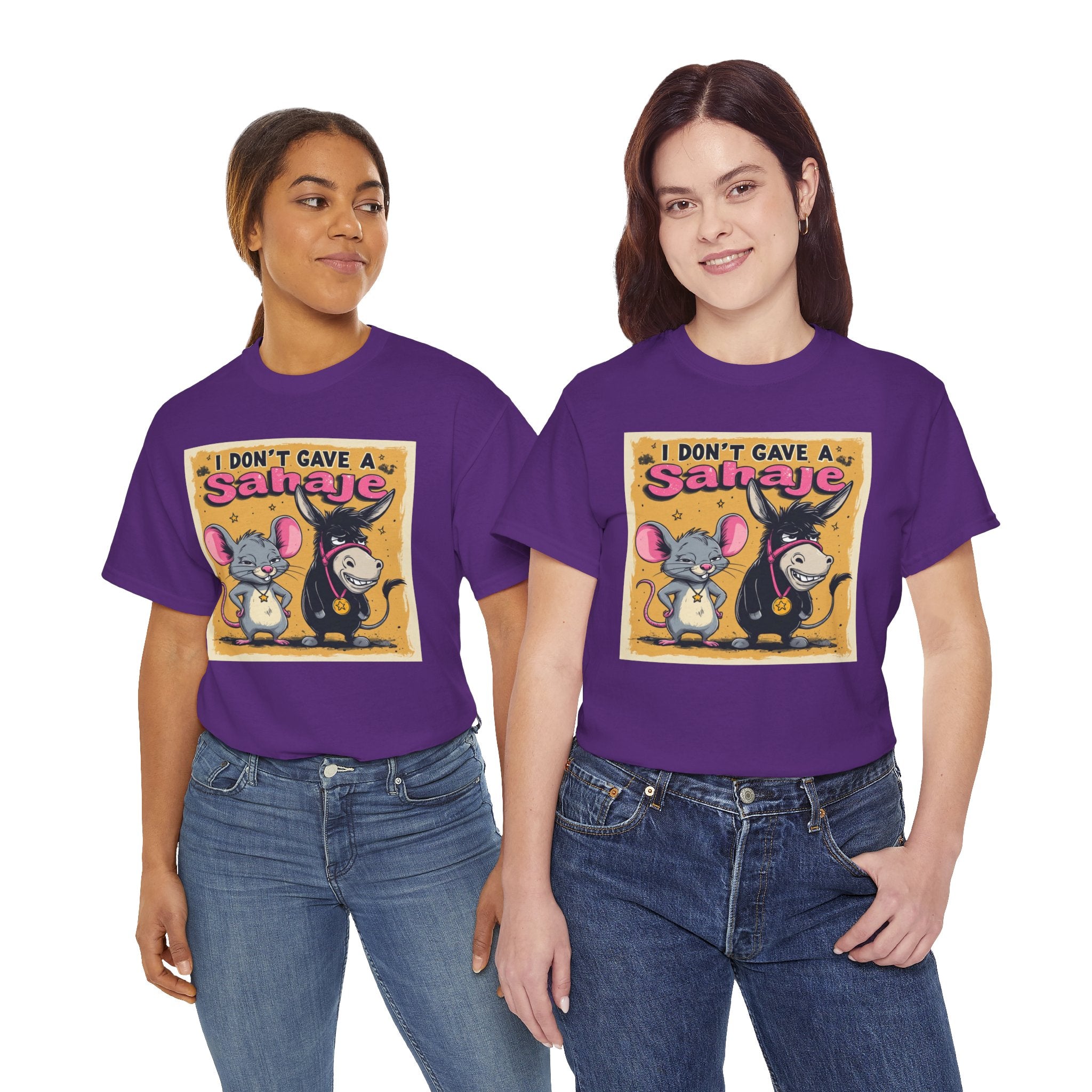 I Don't Give A Snair! Tee — Funny Mouse & Cat Graphic T-Shirt