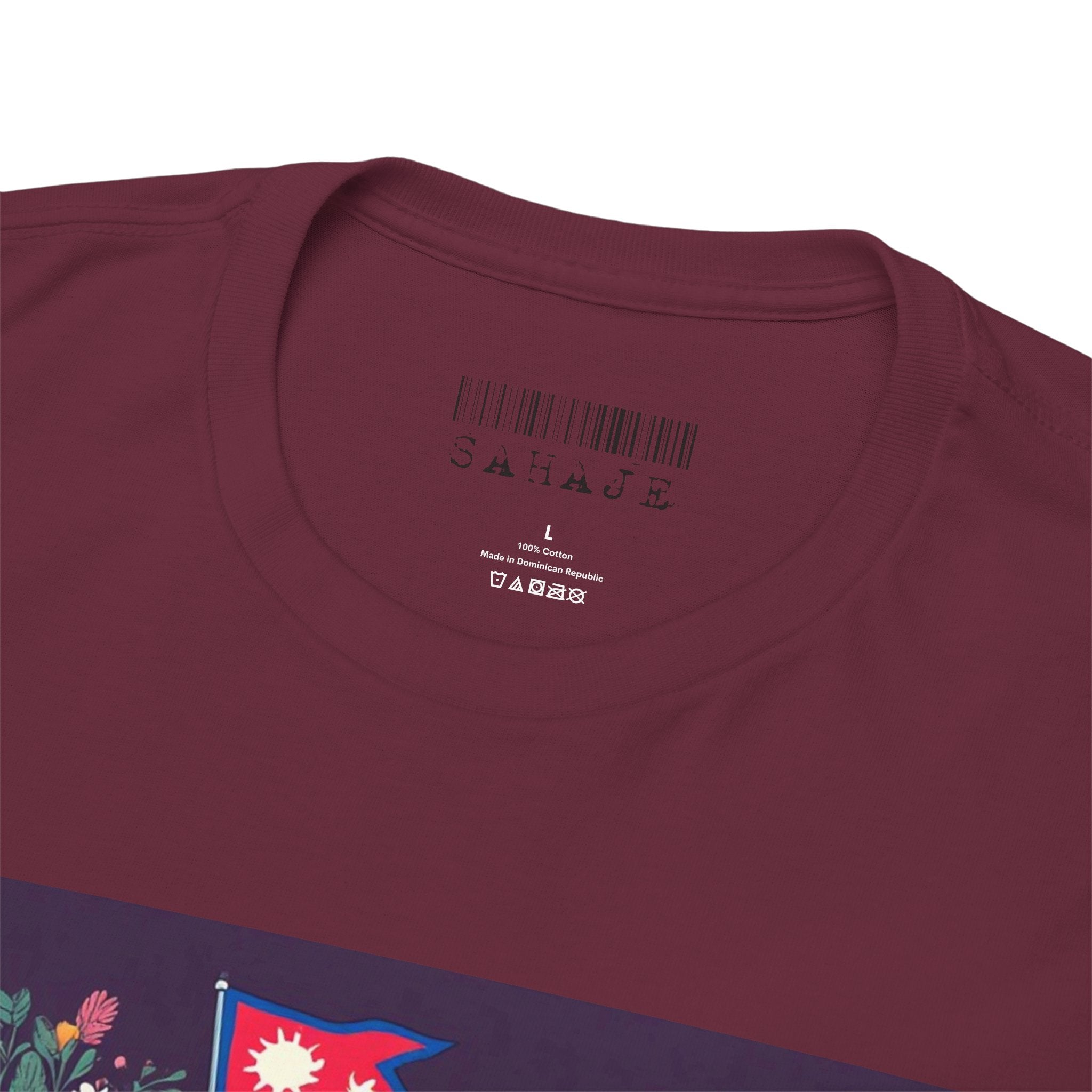 Sahaje Floral Bicycle T‑Shirt