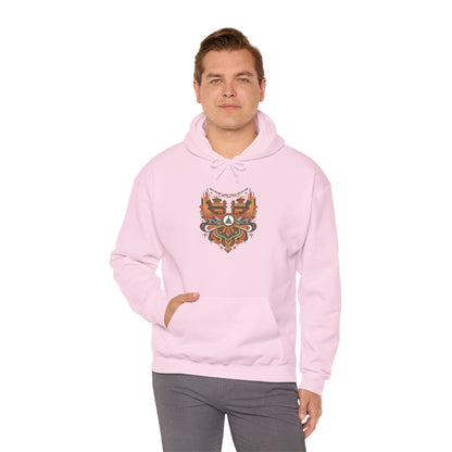 Spiritual Mandala Buddha Hoodie — Colorful Meditation Graphic Sweatshirt