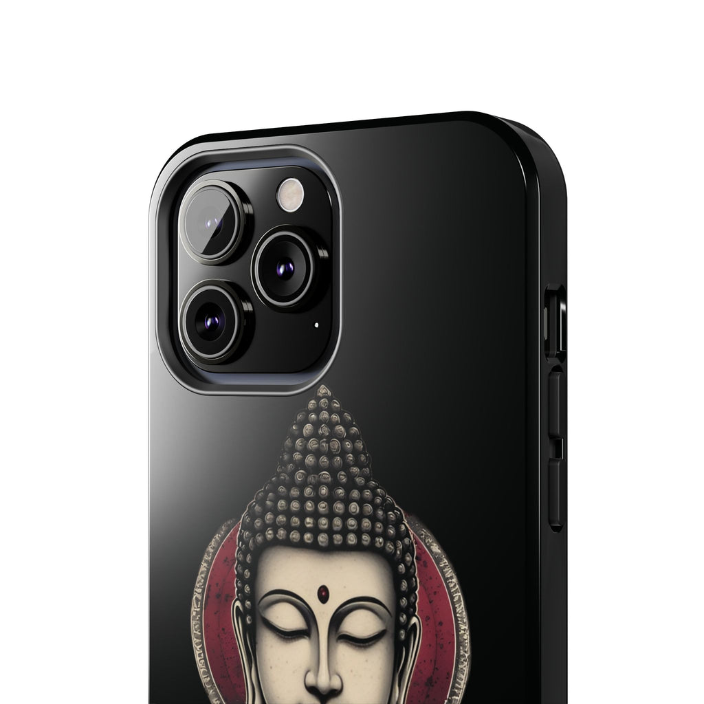 Buddha Floral Tough Phone Case — Protective Spiritual Phone Cover