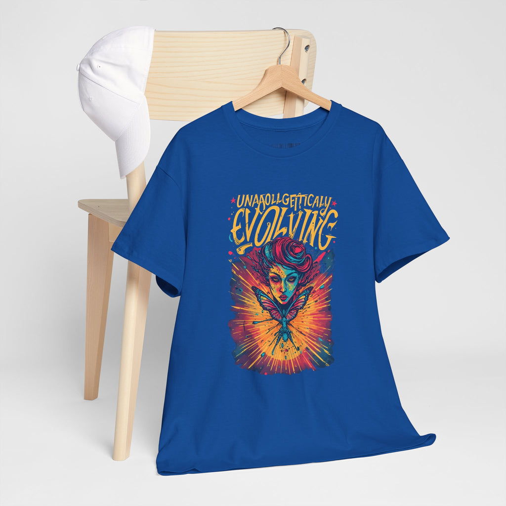 Evolving Alien Graphic Tee — "Unnaturally Evolving" Sci‑Fi Art T-Shirt