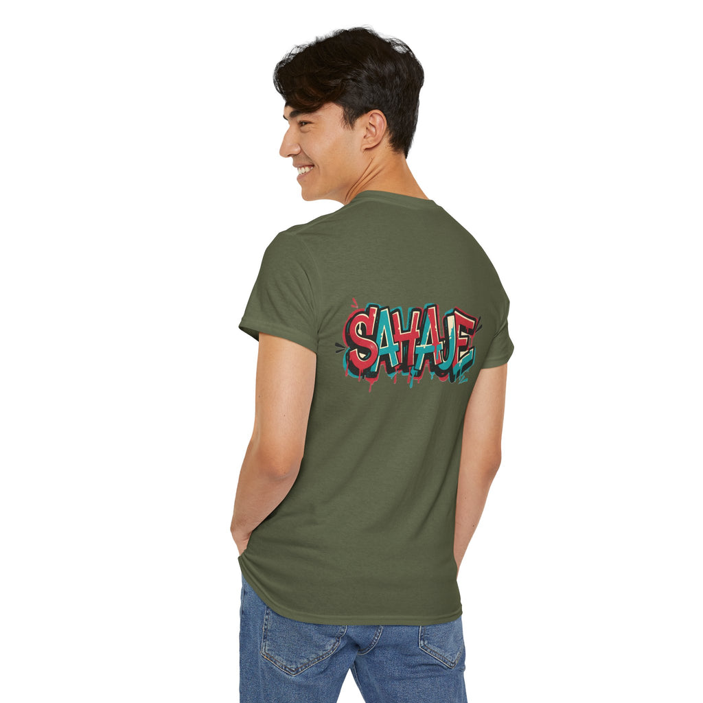 Graffiti "SAVAJE" Tee - Urban Streetwear Graphic T-Shirt