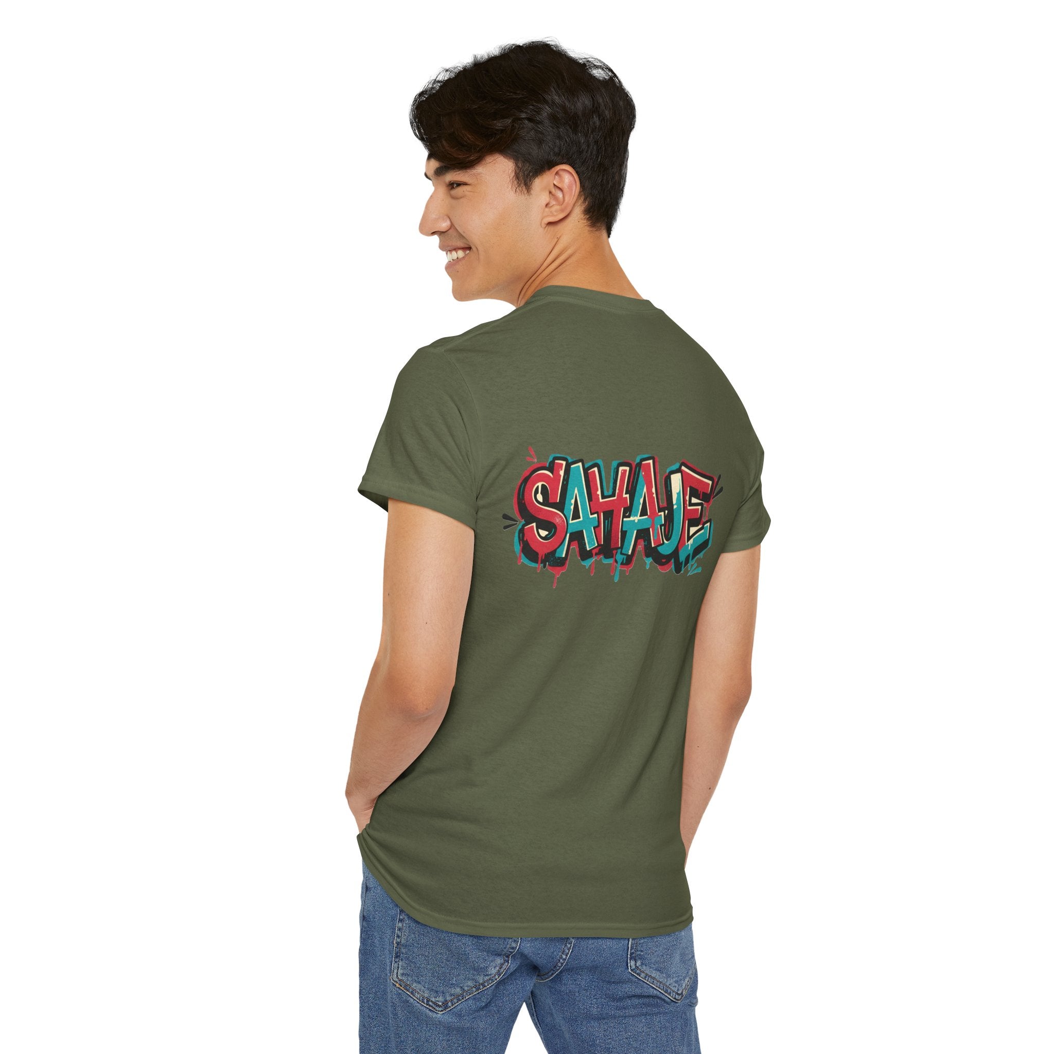Graffiti "SAVAJE" Tee - Urban Streetwear Graphic T-Shirt