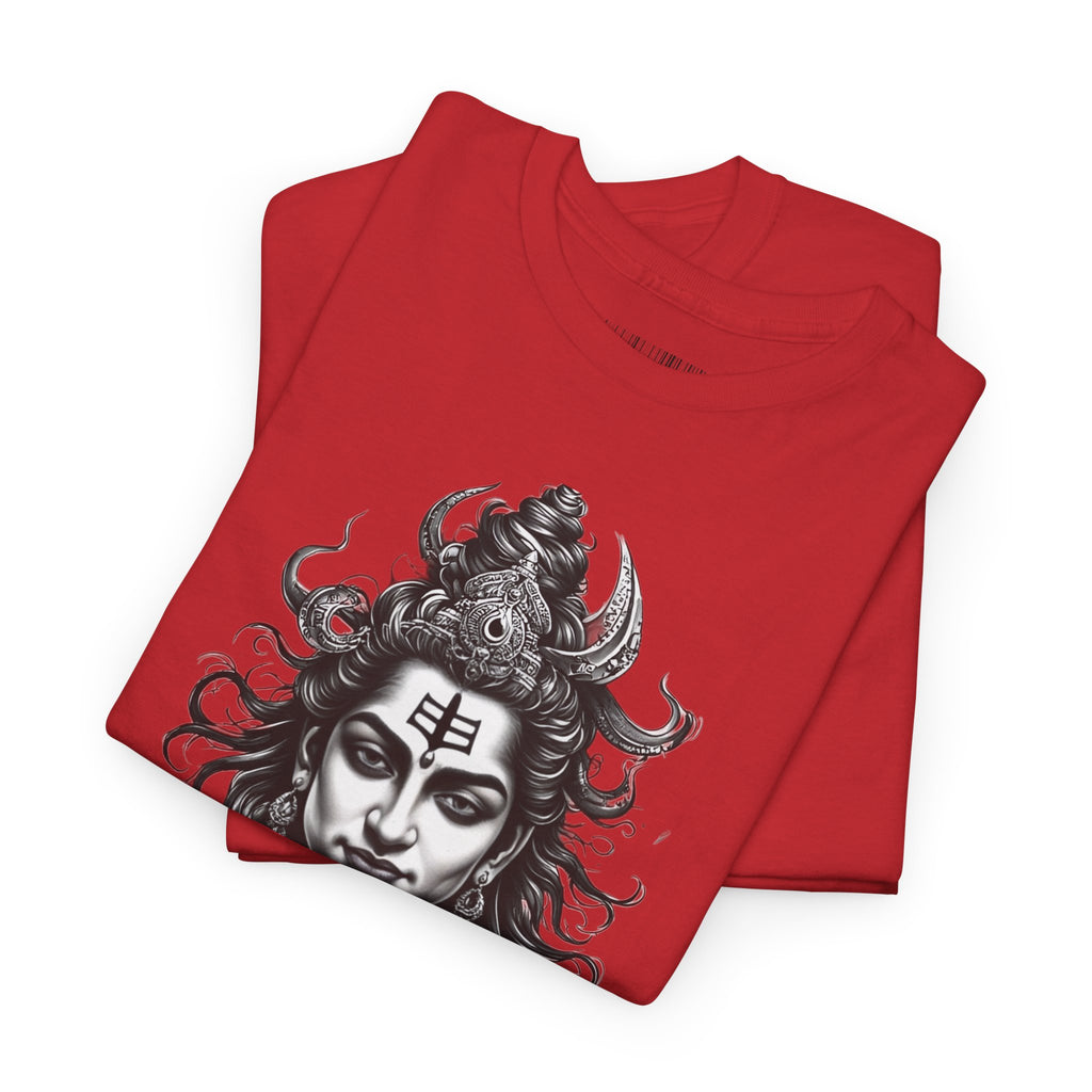 Shiva Portrait Tee — Hindu God Shiva Graphic T-Shirt