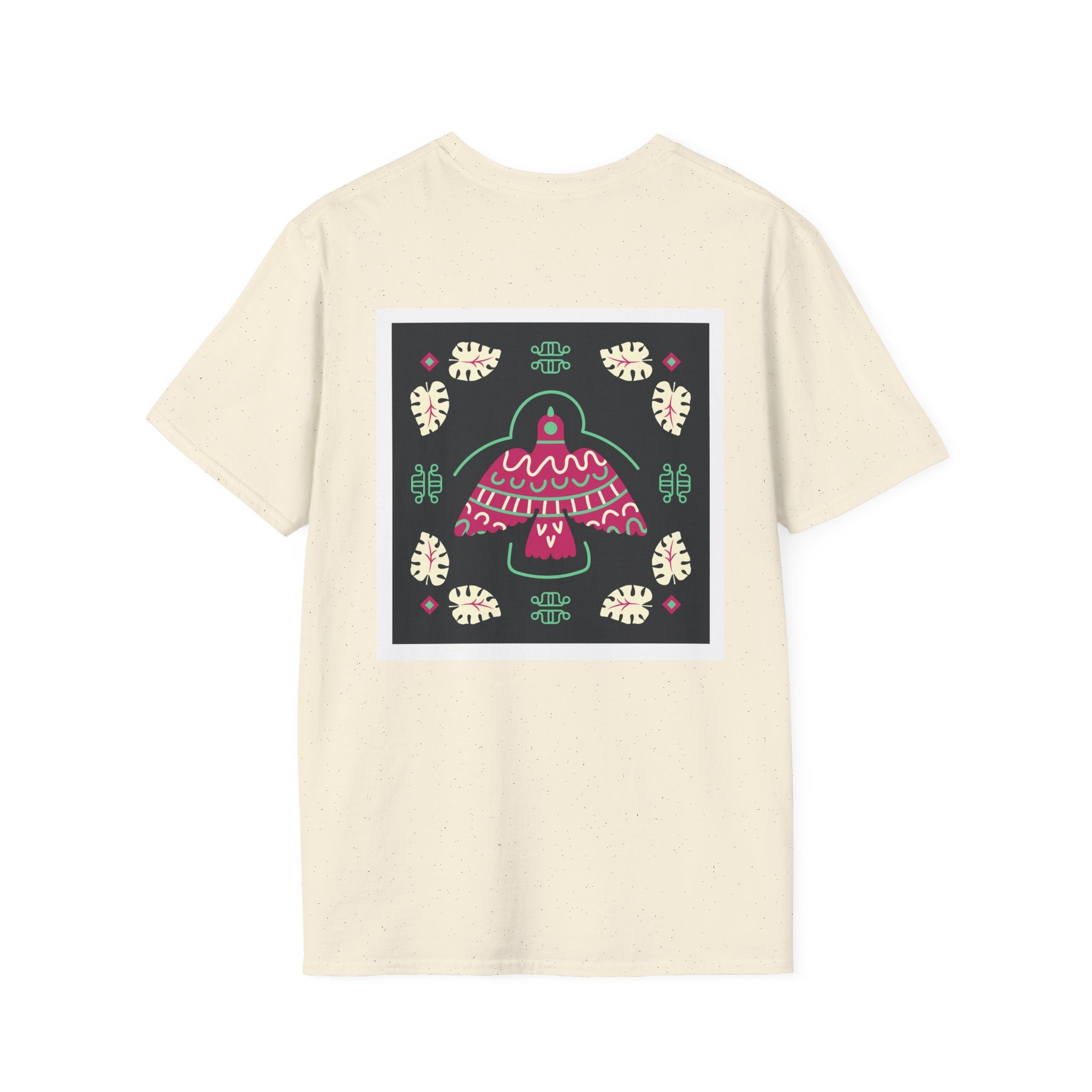 Mushroom Garden Graphic T-Shirt — Whimsical Pink Mushroom Design