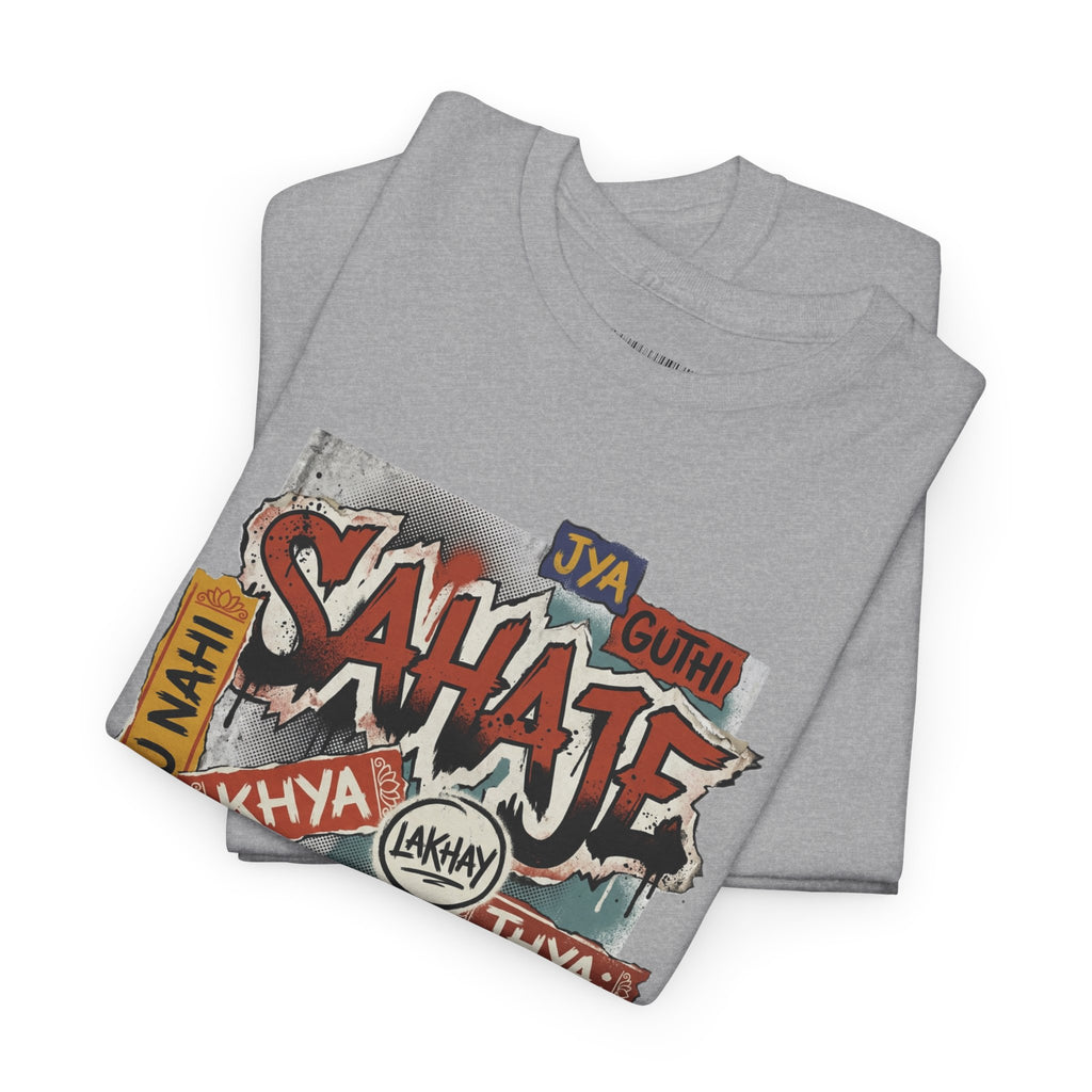 Shahje Graffiti Logo Tee - Urban Retro Streetwear T-Shirt