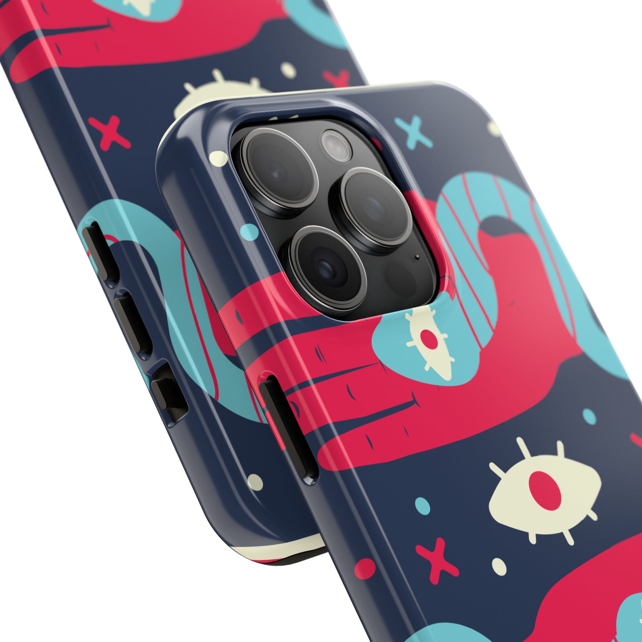 Vibrant Tough Phone Cases with Unique Eye Design, Durable Phone Cover, Trendy Accessories, Gift for Art Lovers, Unique Phone Protector