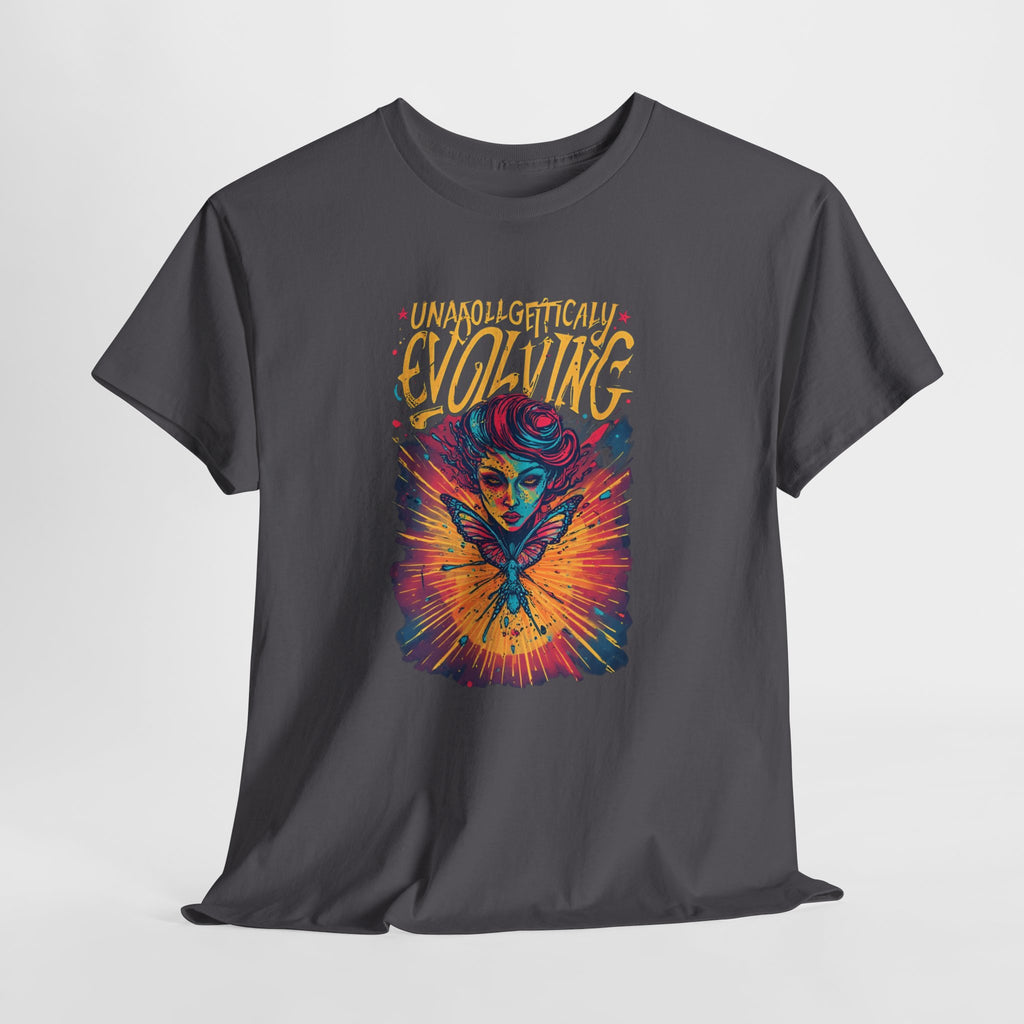 Evolving Alien Graphic Tee — "Unnaturally Evolving" Sci‑Fi Art T-Shirt