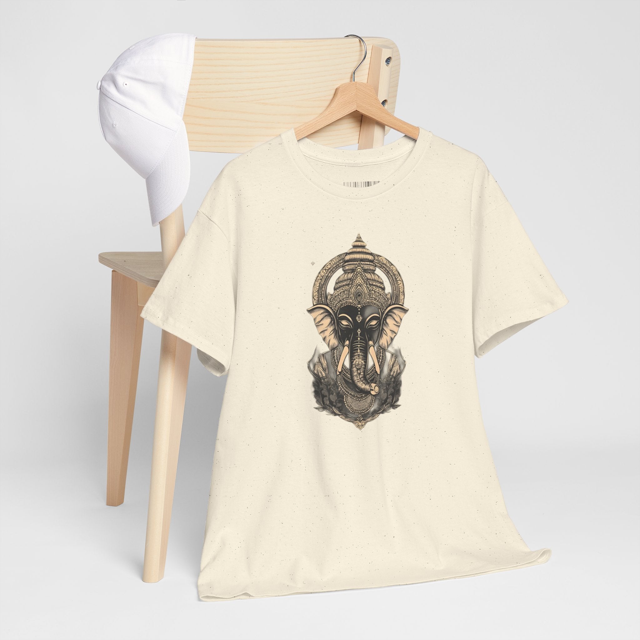 Elephant Mandala T‑Shirt — Spiritual Ganesha-Inspired Graphic Tee