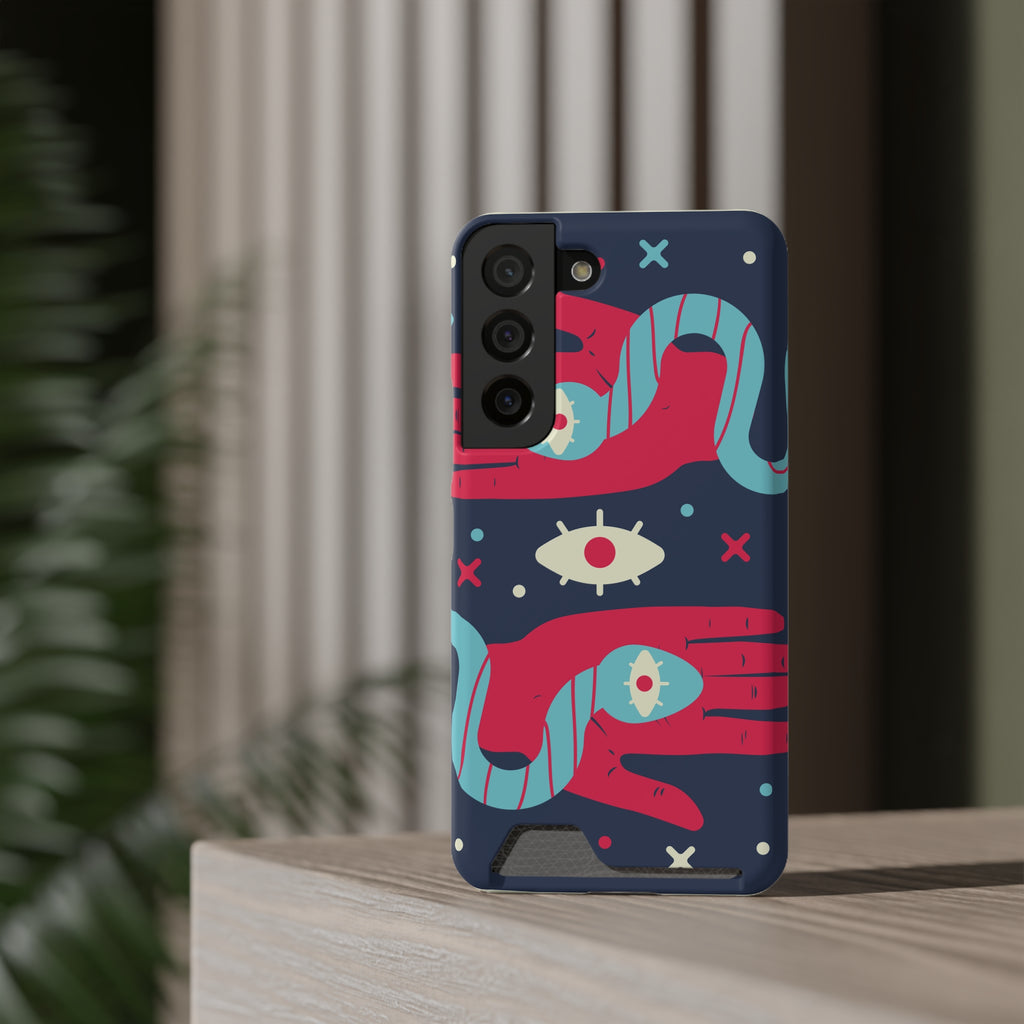 Mystical Phone Case with Card Holder - Boho Chic Style, Unique Design for Everyday Use, Perfect Gift for Creatives, Eye-Catching [...]