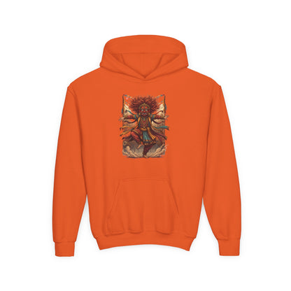 Youth Hoodie — Tribal Sun Dancer Graphic Kids Sweatshirt