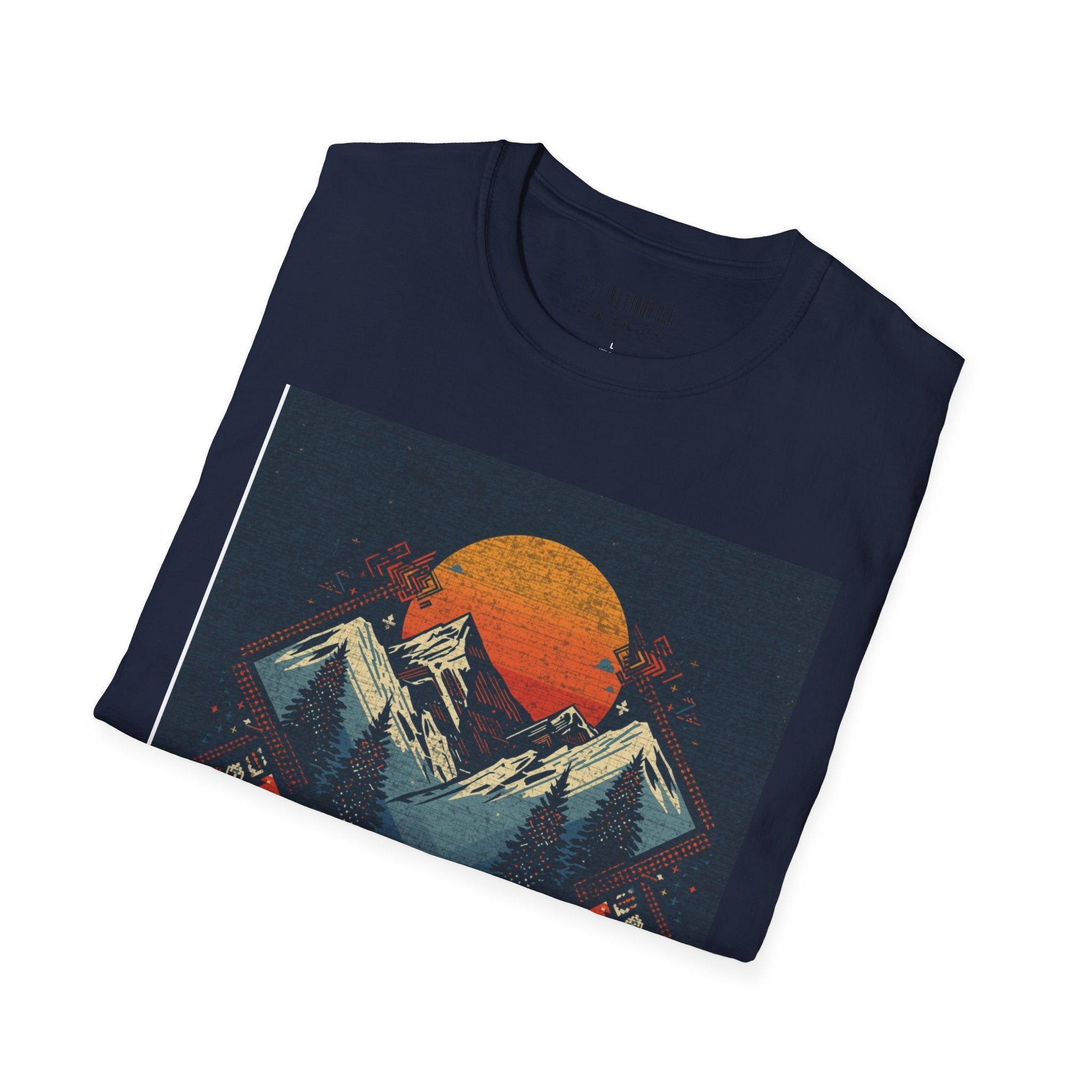 Retro Mountain Sunset T-Shirt