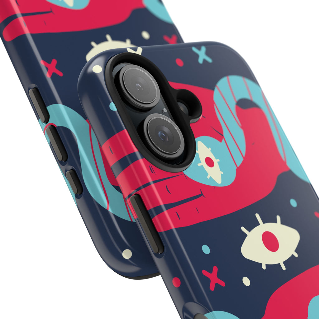 Vibrant Tough Phone Cases with Unique Eye Design, Durable Phone Cover, Trendy Accessories, Gift for Art Lovers, Unique Phone Protector