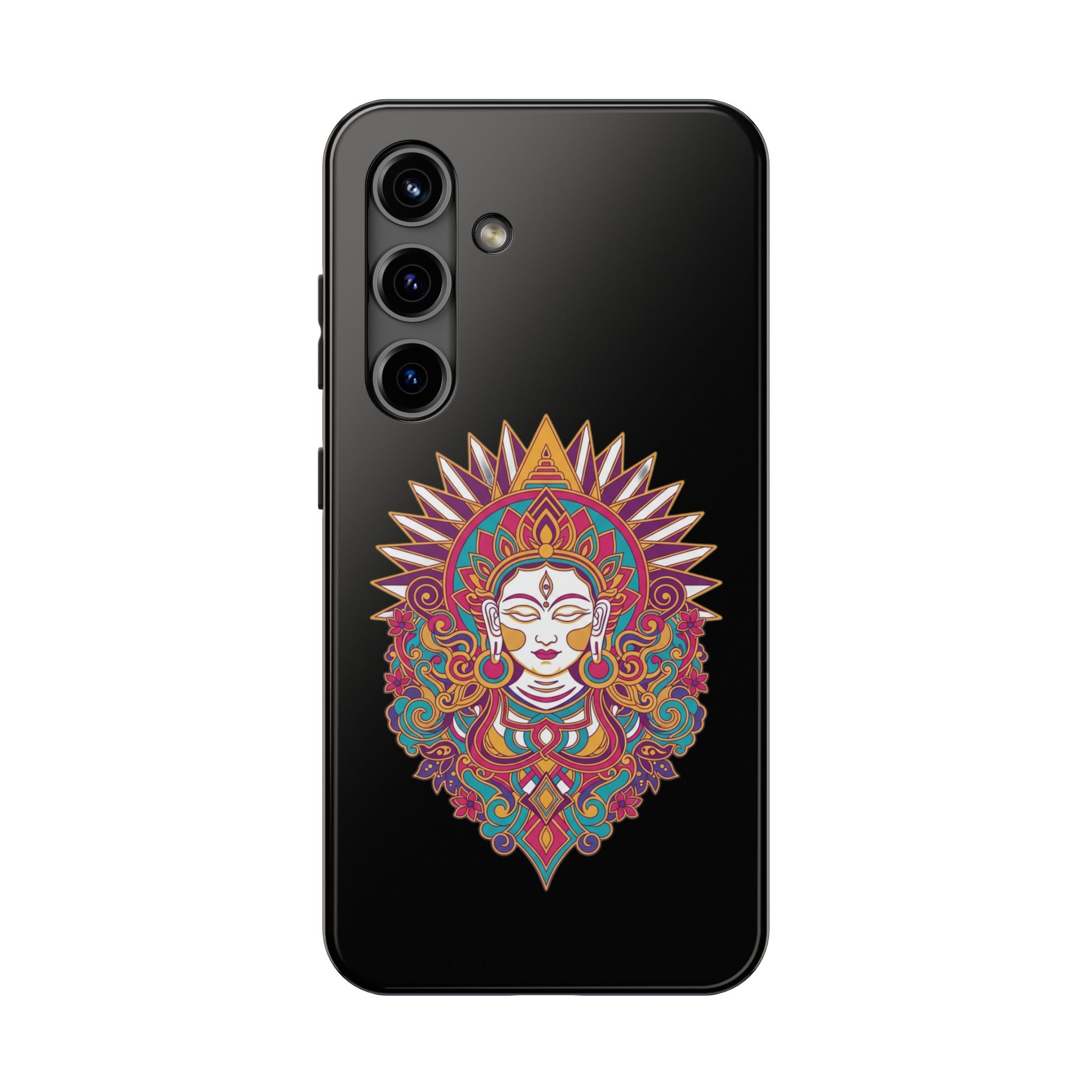 Buddha Mandala Tough Phone Case — Protective Spiritual iPhone Cover
