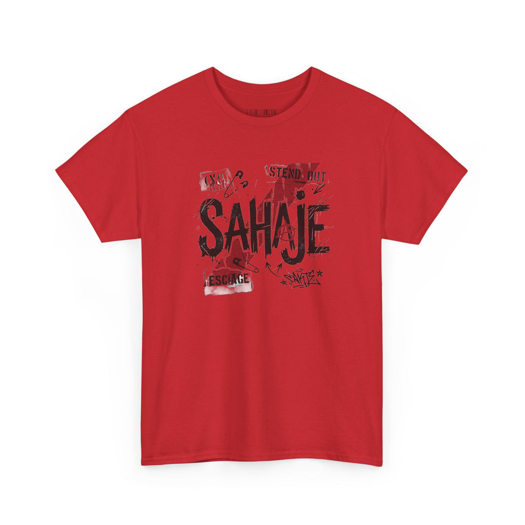 Sahaje Graphic Tee — Street Art Urban Casual T-Shirt