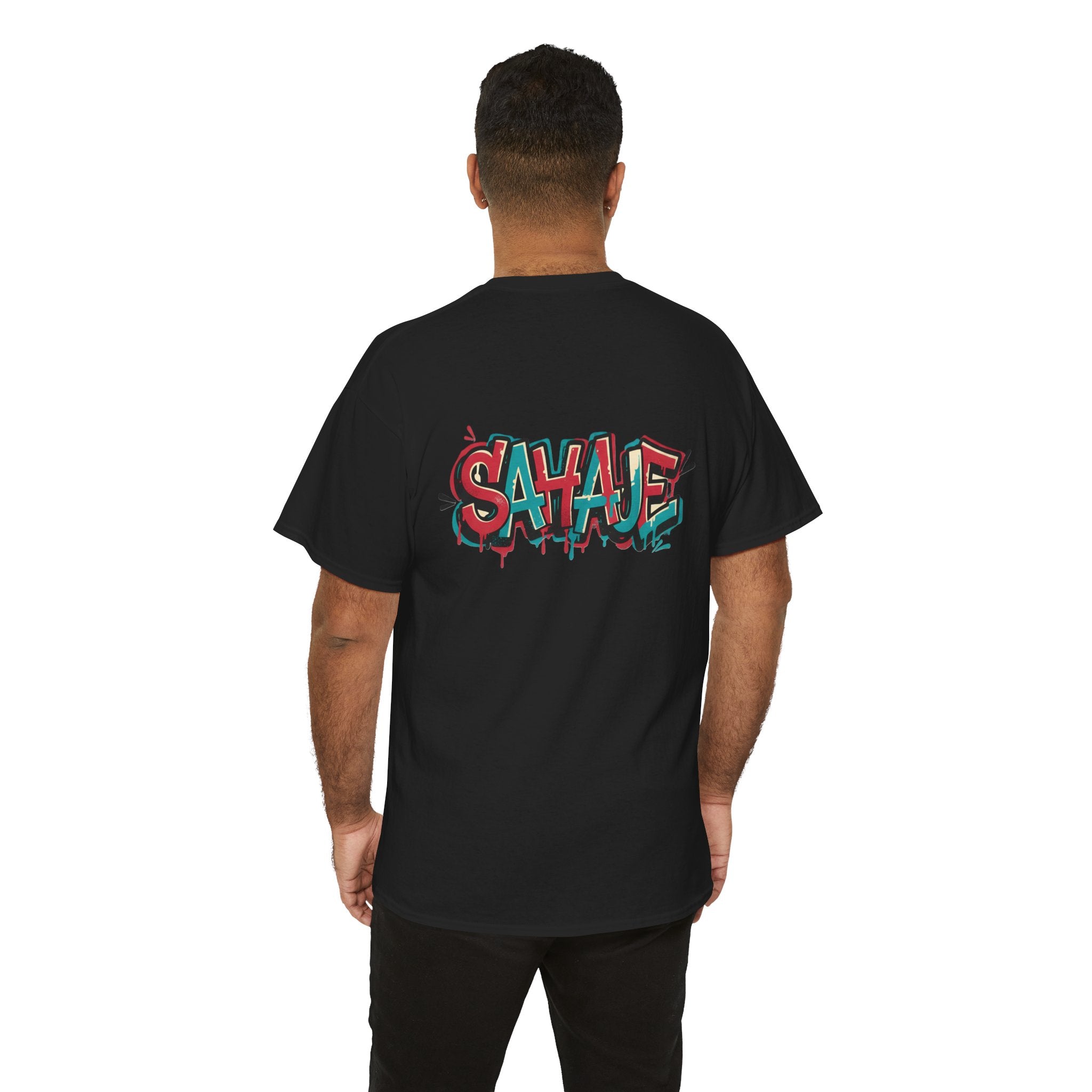 Graffiti "SAVAJE" Tee - Urban Streetwear Graphic T-Shirt