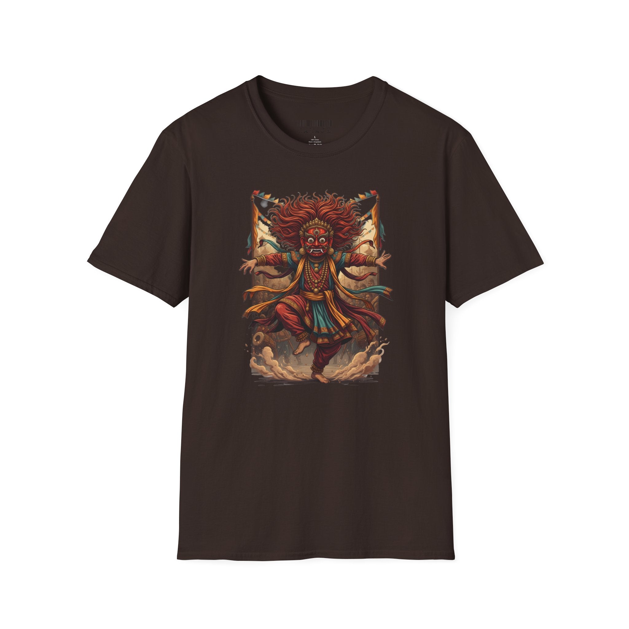 Native Warrior Spirit T‑Shirt — Tribal Dance Illustration