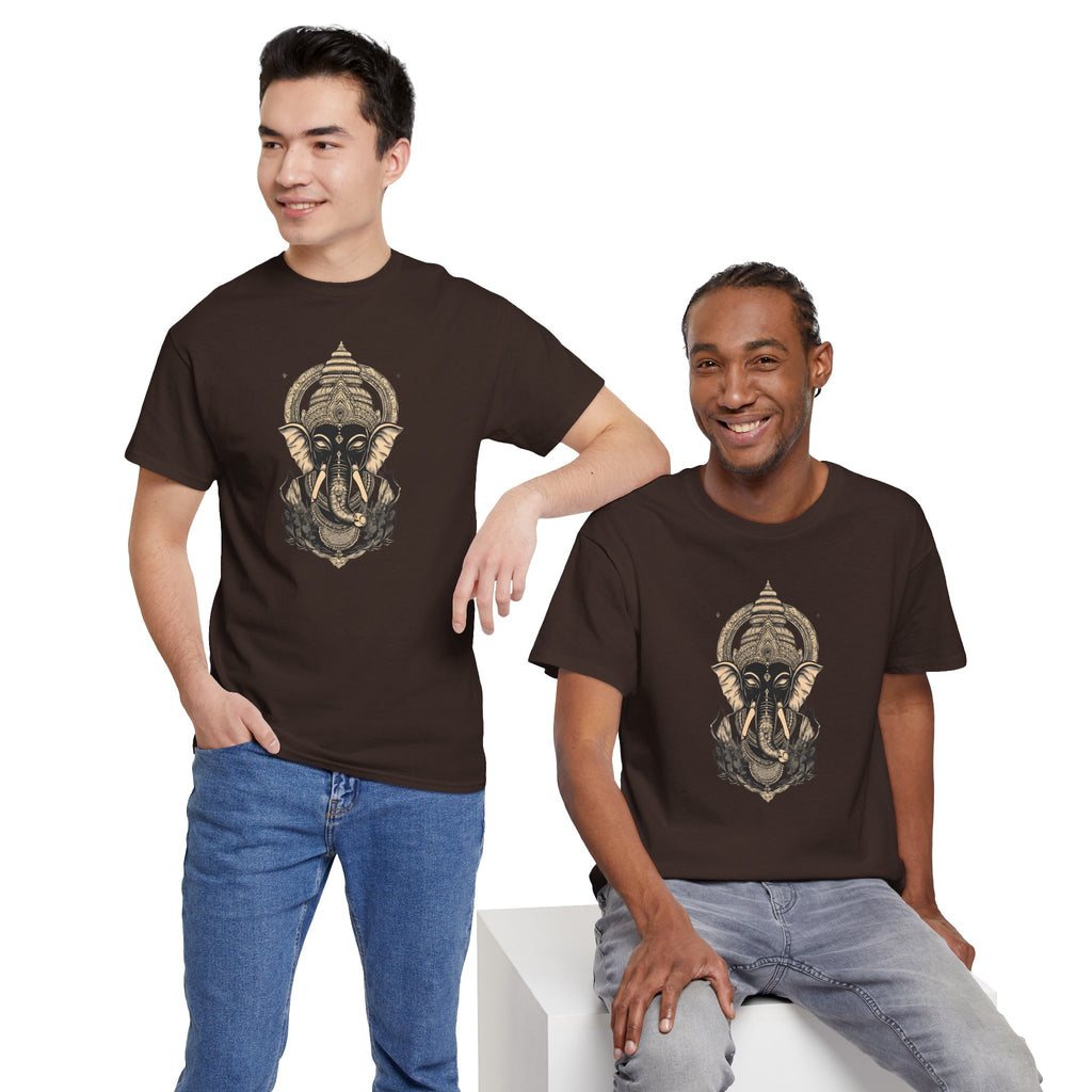Elephant Mandala T‑Shirt — Spiritual Ganesha-Inspired Graphic Tee