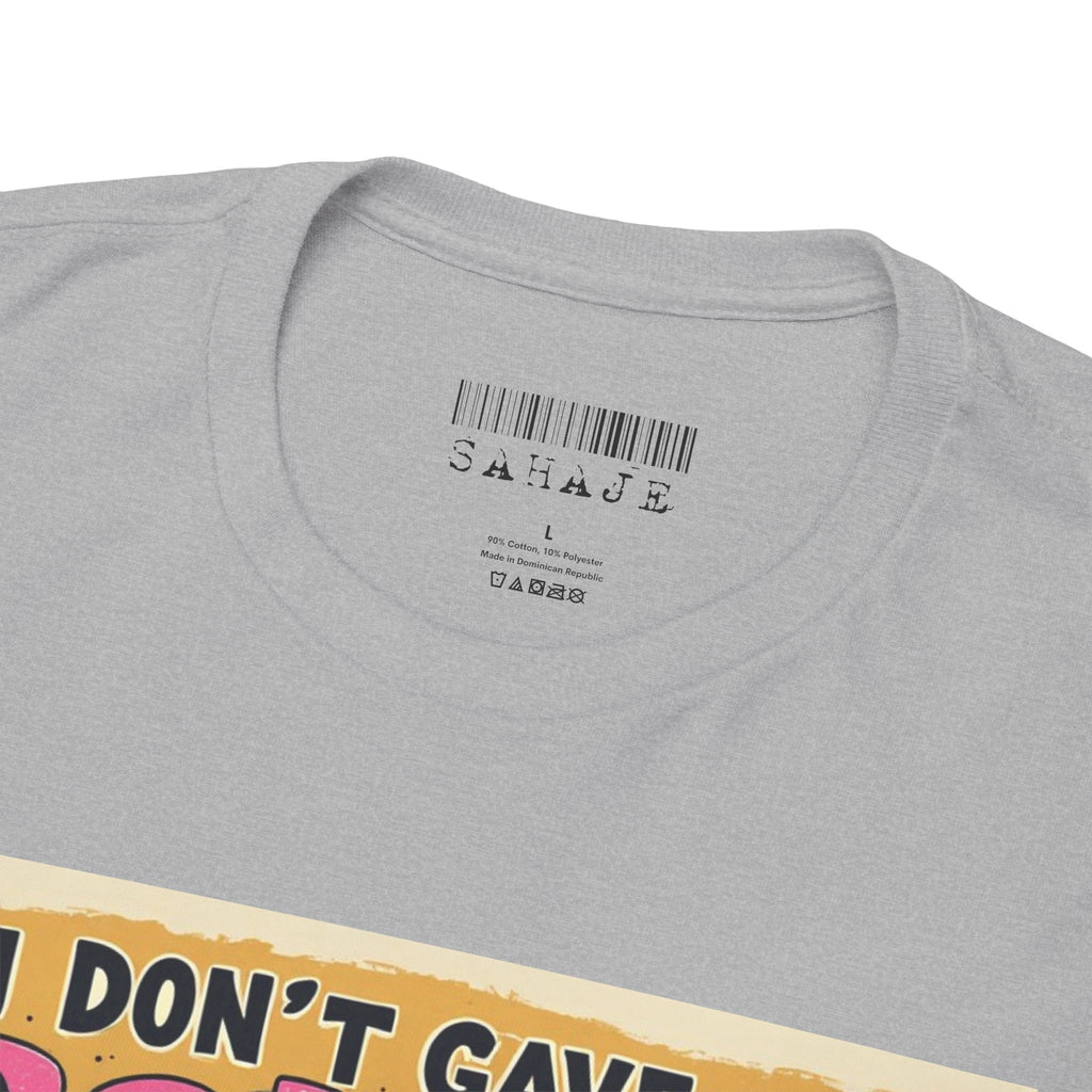 I Don't Give A Snair! Tee — Funny Mouse & Cat Graphic T-Shirt