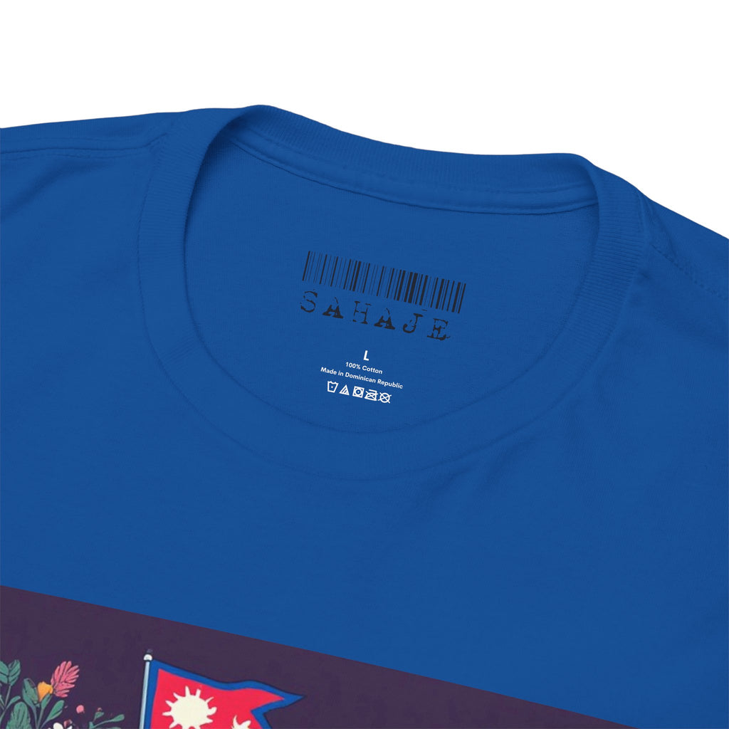 Sahaje Floral Bicycle T‑Shirt