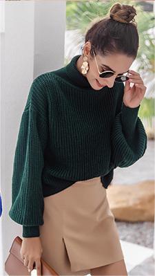 Knitwear round Neck Long Sleeve Women Clothing Sweater Spring Autumn Knitted Real Shot