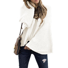 Load image into Gallery viewer, Autumn Winter New  Style  Wish Sweater Bell Sleeve Loose Pullover Batwing Shirt Sweater
