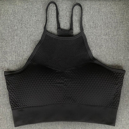 Shockproof Push-up Yoga Sports Bra Quick-Drying Mesh Hollow-out Fitness Vest Beauty Back Exercise Underwear