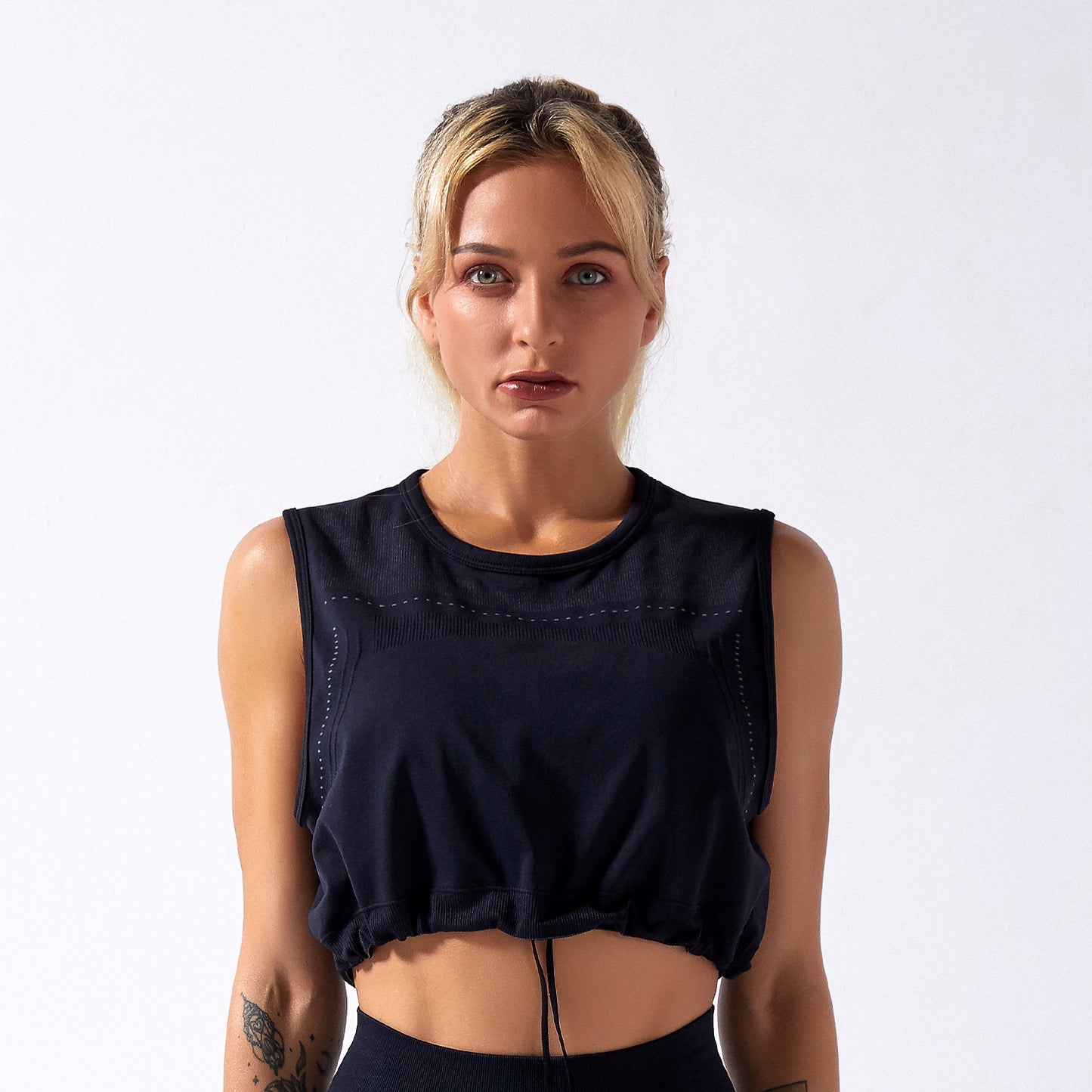 New Seamless Yoga Clothes Sleeveless Top   Workout Clothes Ladies