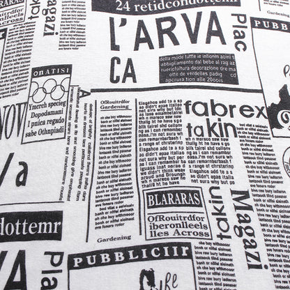 Clothing Loose Pullover Print Newspaper Mid-Length Knitwear Base Sweater